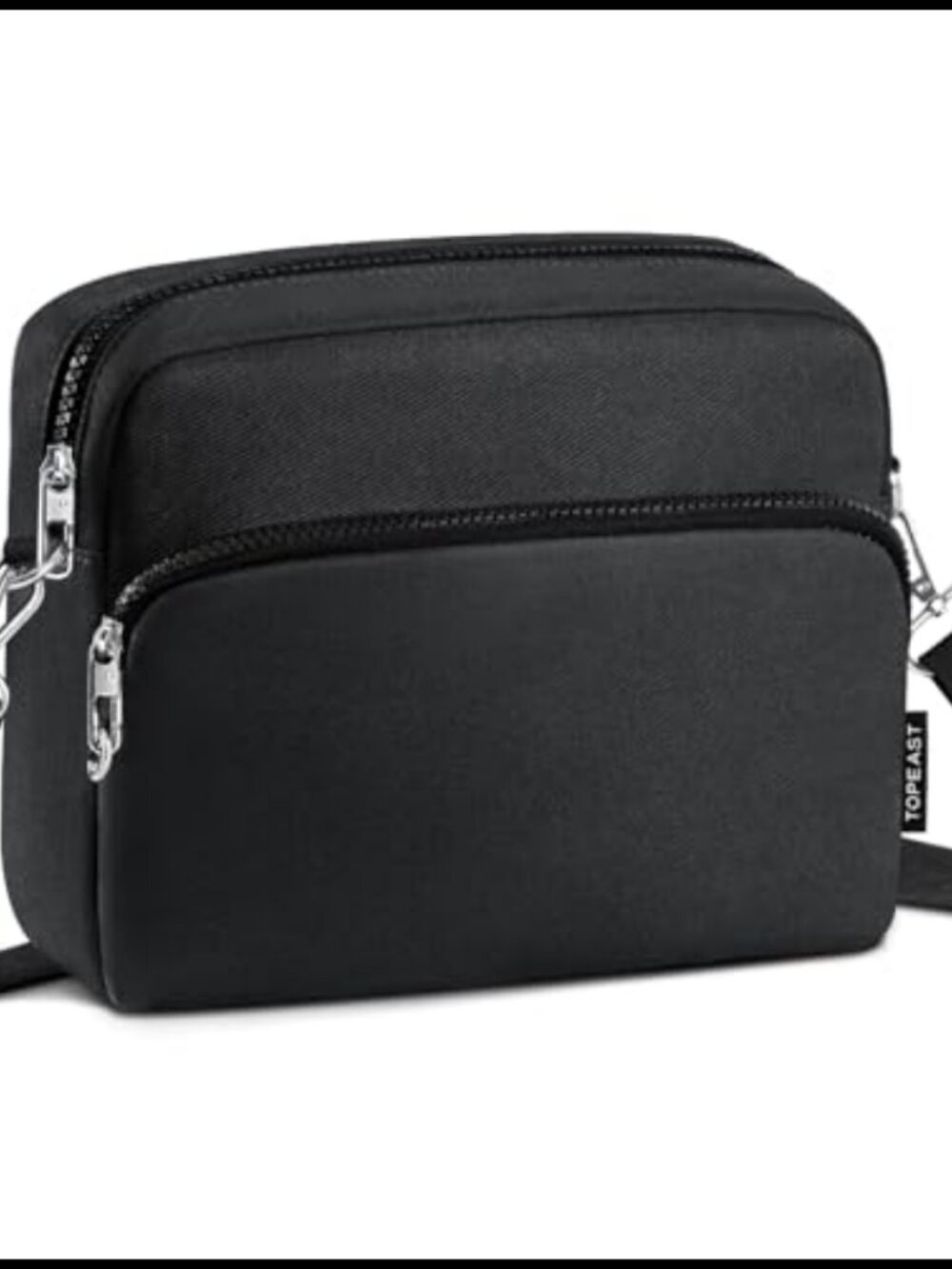 Anti-Theft Crossbody Travel Bag RFID Locking Zipper Water-Resistant